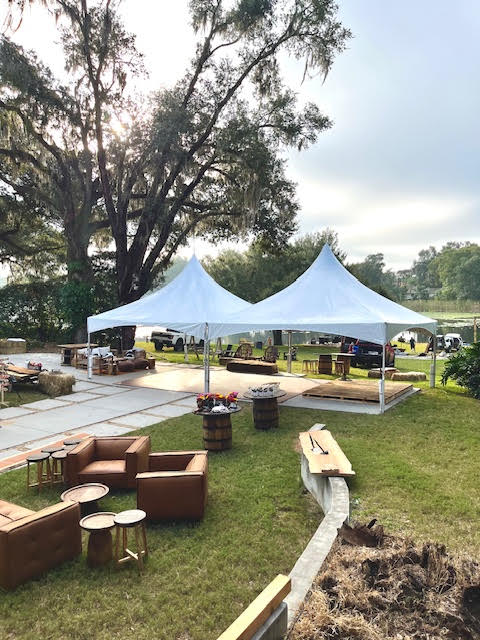 20×40 tent reception